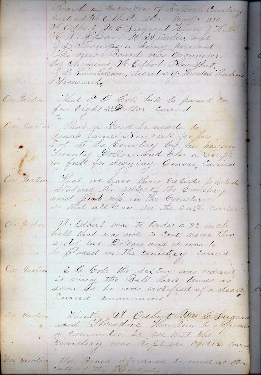 minute book